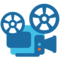 Film Projector emoji on Google